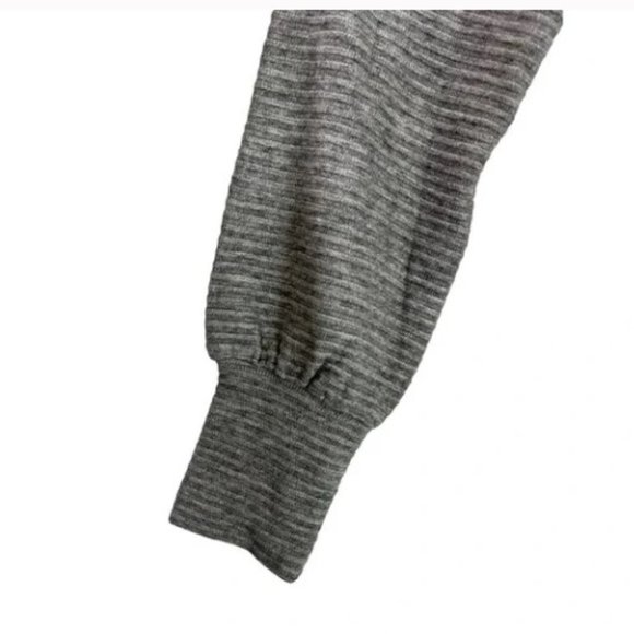 BB Dakota The Scene Heather Gray Ribbed Sweater Dress NWT Size L - Picture 13 of 17